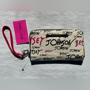 Betsey Johnson Two-Toned Wristlet/Wallet